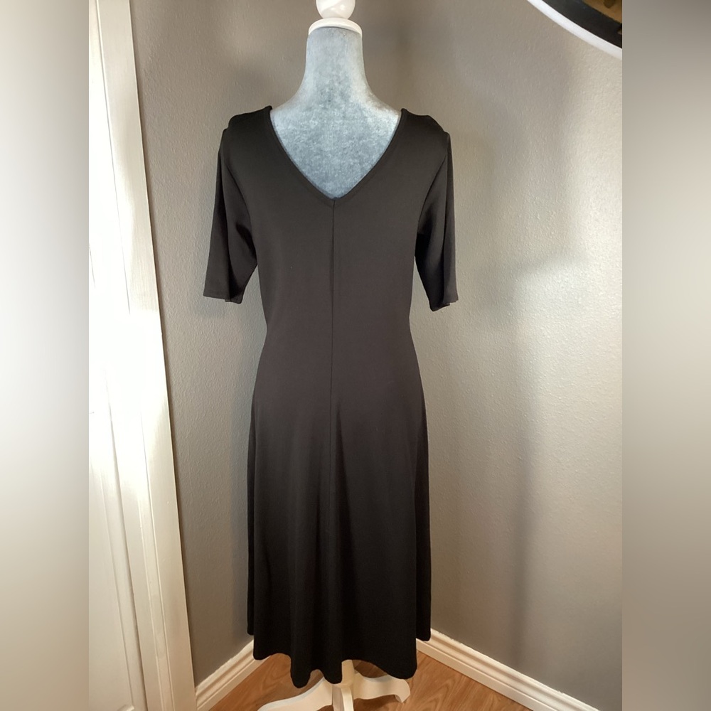 Talbots Petites V-Neck & V-Back Dress Size S - Picture 2 of 7